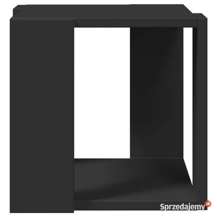 Stolik kawowy czarny 32x32x30 materiał mazowieckie Warszawa