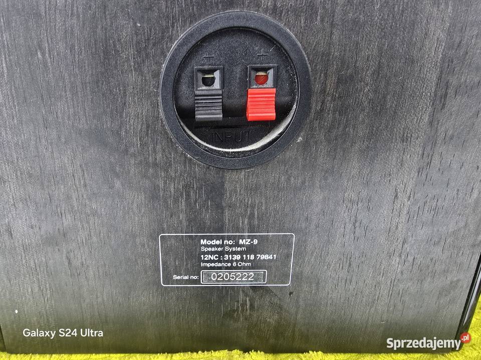 fajne kolumny półkowe philips piano black Chełm Śląski