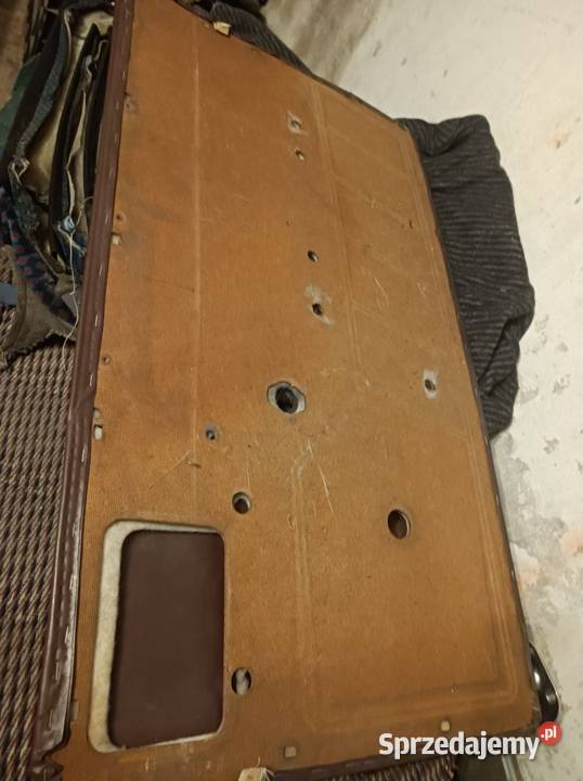 Boczek drzwi brazowy skaj fabryczny fso polonez