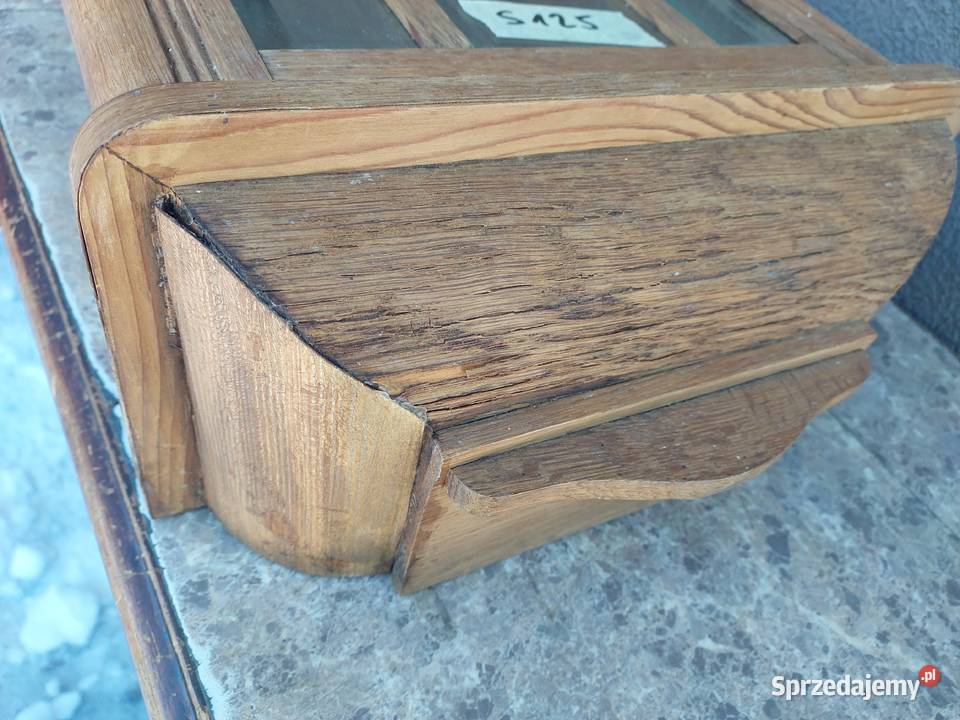 S125 Skrzynia obudowa starego zegara witrynka Tczew sprzedam