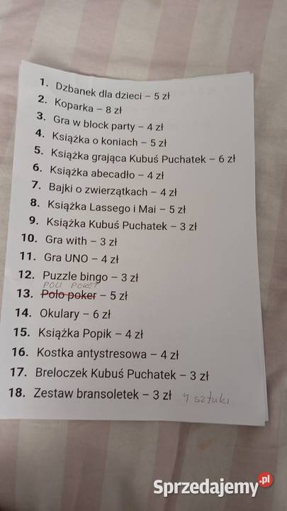 Zabawki gry ksiązki dzieci Pruszków