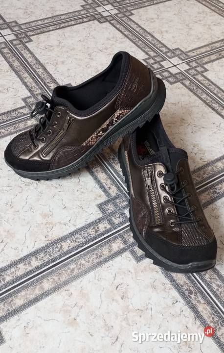 Rieker wygodne damskie sneakersy półbuty buty 41 podkarpackie