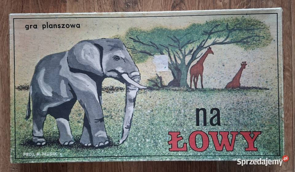 Na łowy gra planszowa z czasów PRLu kompletna lubuskie Zielona Góra