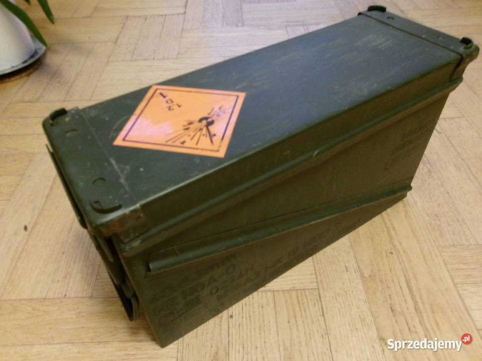 Pojemnik skrzynka metalowa hermetyczna na mazowieckie sprzedam