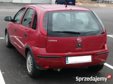 Opel Corsa C 10 12V 2004 benzyna Corsa Giżycko