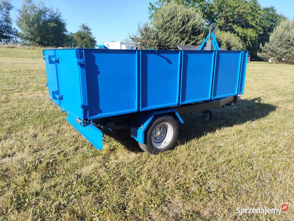 Przyczepa do mini traktora sadownicza komunalna dolnośląskie sprzedam