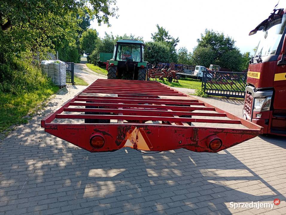 Przyczepa do słomy bel dłużyca 78 metra mocna Przyczepy rolnicze Sośno