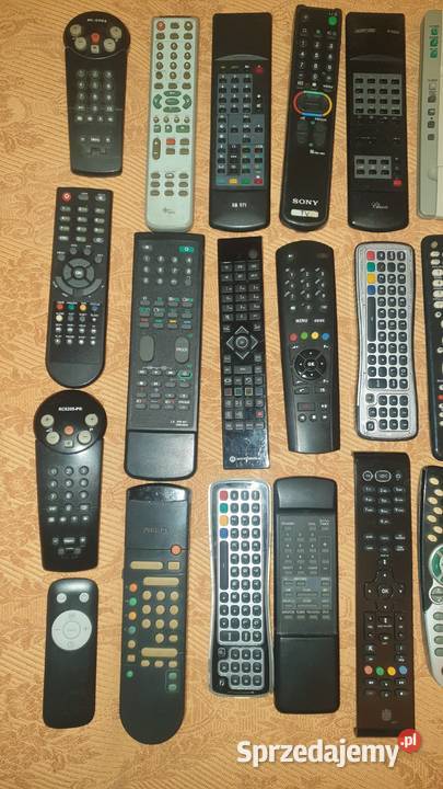 75 sztuk różnych starszych pilotów VIDEO TV sprzedam