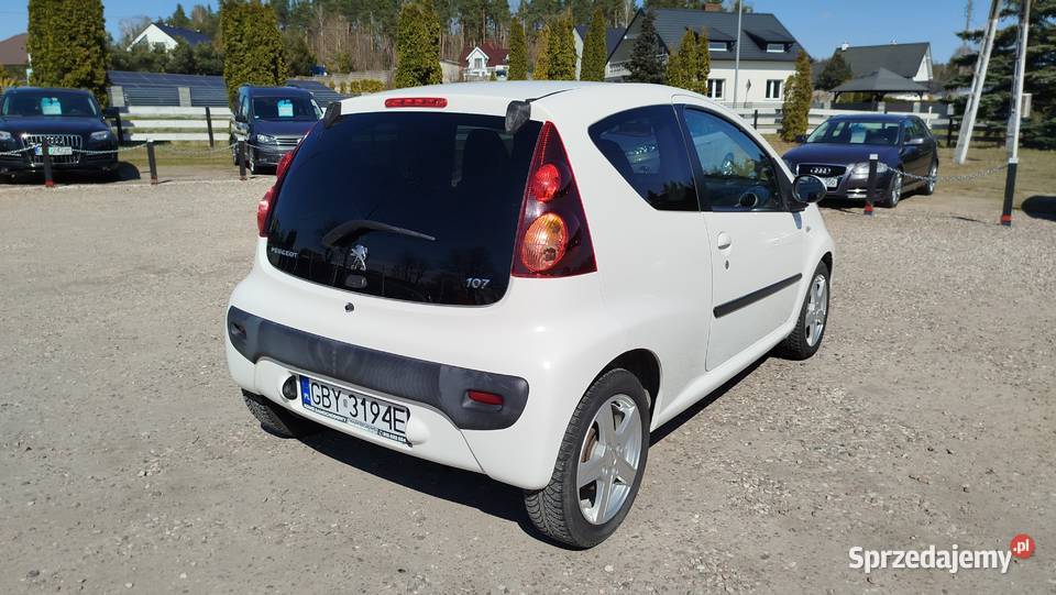 Peugeot 107 Klimatyzacja Opłaty do 032027 garażowany Bytów