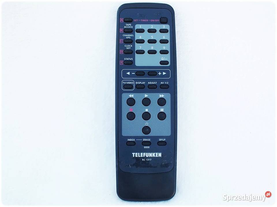 Pilot TELEFUNKEN RC1317 do magnetowidów VHS Żary