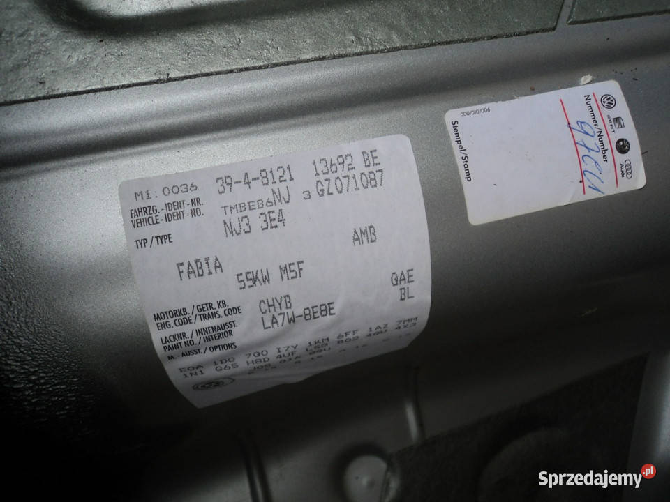 koda Fabia sprzedam ładną SKODE FABIE 10 B 75 immobilizer Lublin