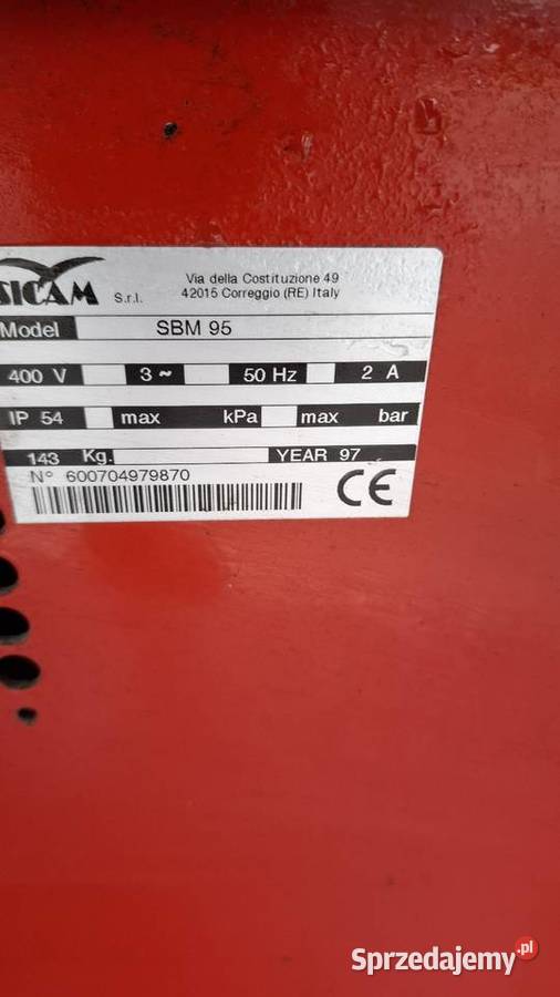 Wyważarka sicam sbm 95 Sadowne