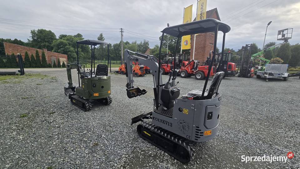 Mini koparka NOWA Colt KV13 Waga 1300 Kubota Dunkowa