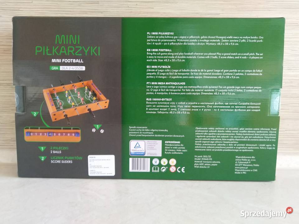 NAJTANIEJ Mini Piłkarzyki Stół z Piłkarzykami Zabrze