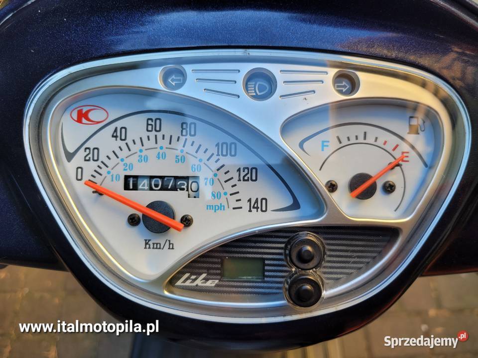 KYMCO LIKE 125 katB prawa jazdy 16r italmotopila granatowy wielkopolskie Piła sprzedam