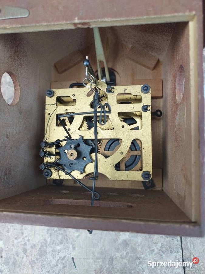 M184 Mechanizm starego zegara kukułki z obudową Tczew