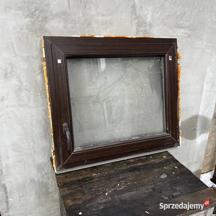 Okno 90x77 PCV DAB bagienny śląskie