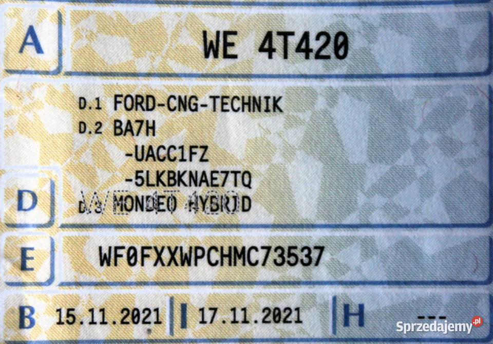 Ford Mondeo Automat SalonPL FV23 187 PakBusiness bluetooth mazowieckie Sokołów sprzedam