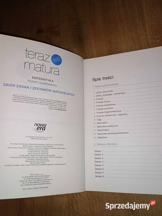 Teraz matura Zbiór zadań i zestawów maturalnych Podręczniki Bytom