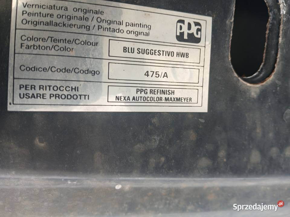 Zderzak przód przedni Fiat Grande Punto III lak