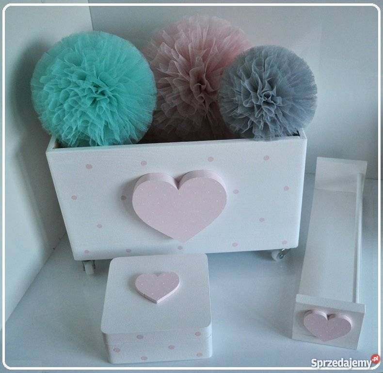 Pompony z tiulu wielokolorowy