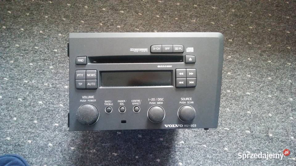 volvo V70 II , XC70 , S60 przedlift radio HU803 szare