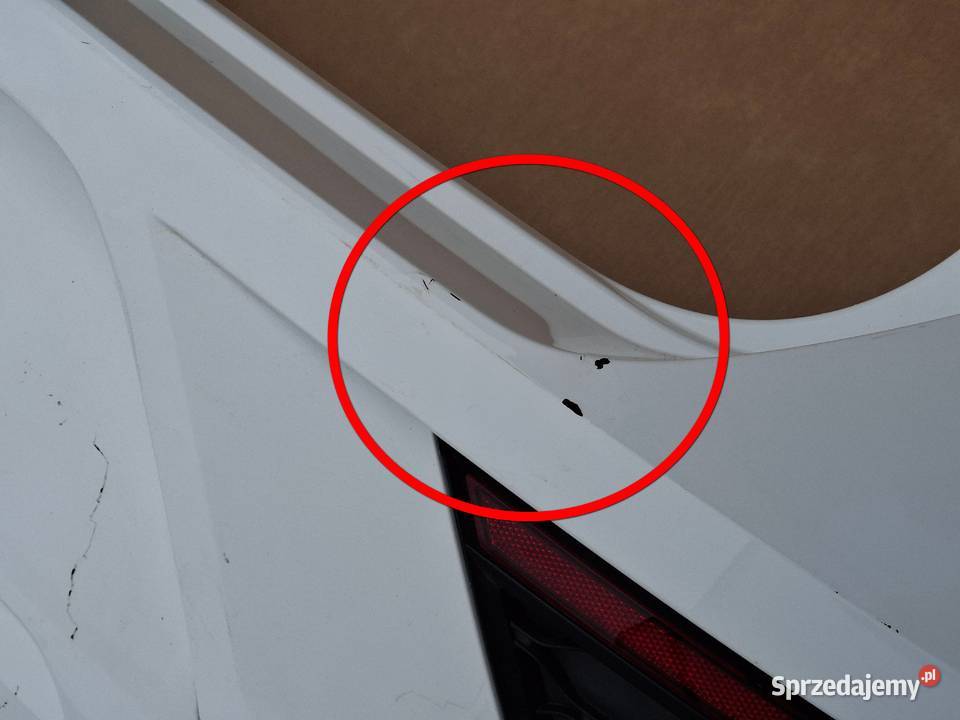 VW TROC ZDERZAK TYŁ TYLNY PDC DOKŁADKA KRATKA Bieleń