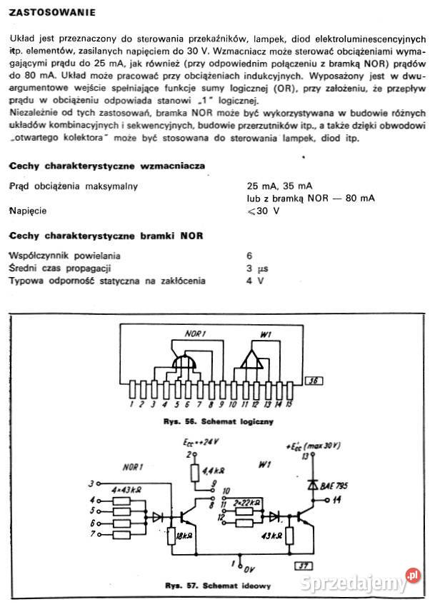 Układ scalony hybrydowy E10008H3 wzmacniacz i Elektronika Gliwice