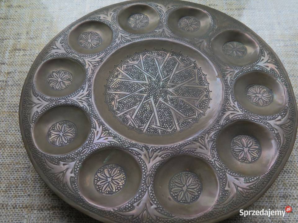 Talerz dekoracyjny na ścianę metalowy Warszawa