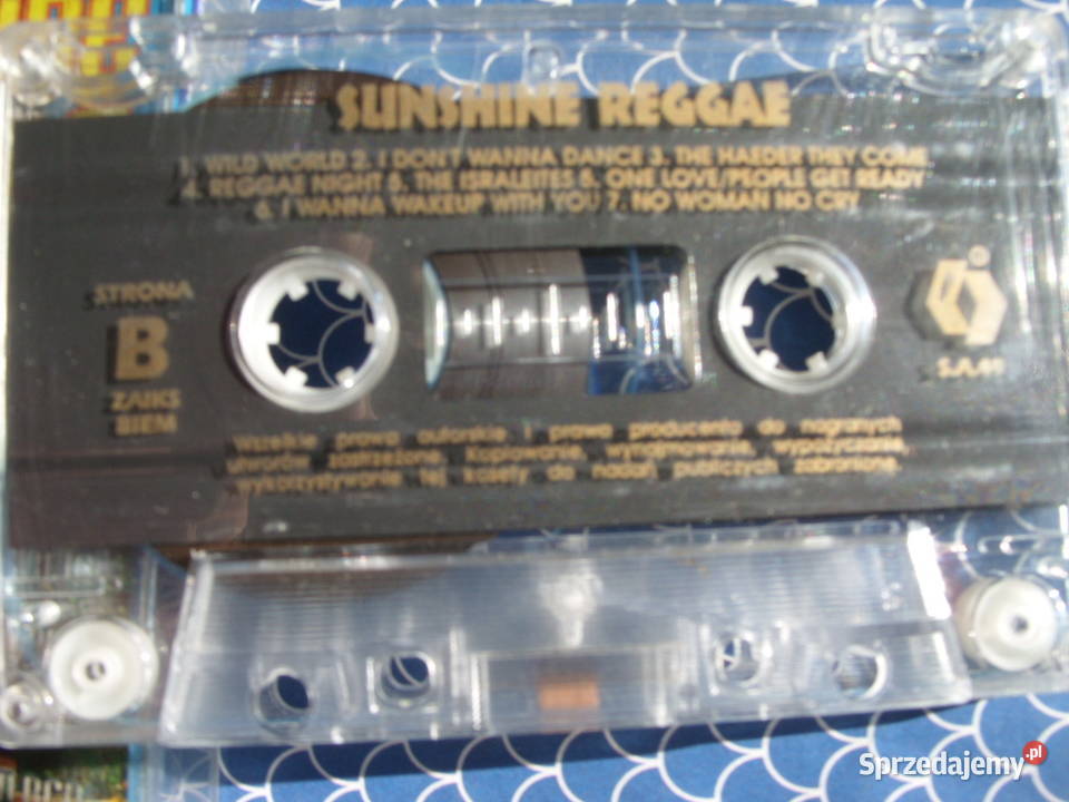 Kaseta SUNSHINE REGGAE 1994 Wołów sprzedam