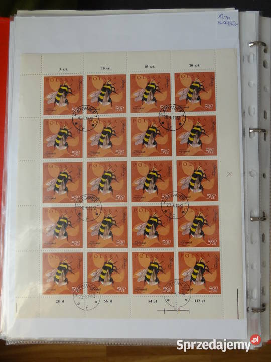 Znaczki pocztowe Polska Fi 11321143 Ark Jarosław