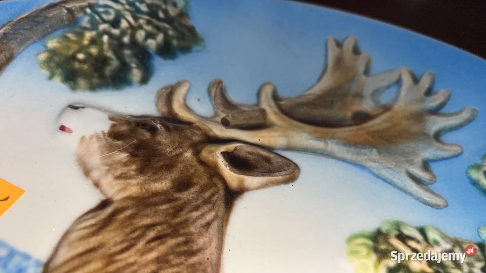 Patera z jeleniem Syg Numeryczna Dekor jest pomorskie Gdańsk sprzedam