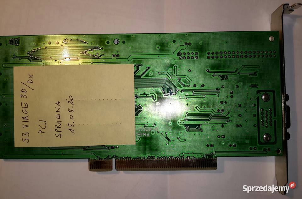 Karta graficzna PCI S3 VIRGE 3D DX mazowieckie