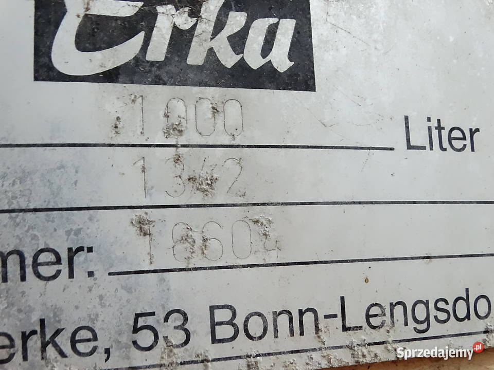 1000L ERKA laminat włókno szklane na deszczówkę Biłgoraj sprzedam