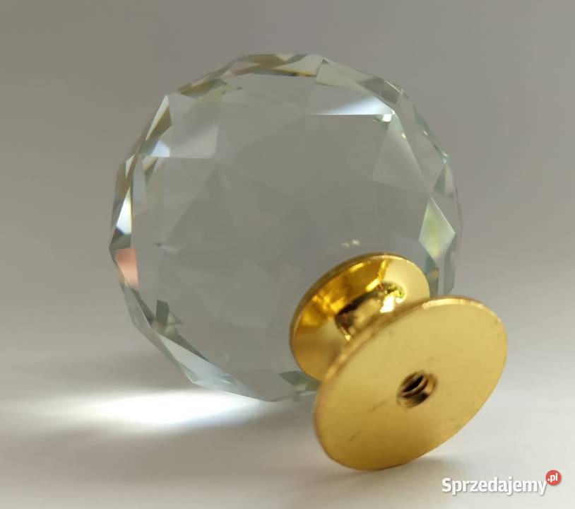 Uchwyt do mebli gałka kryształowa super kula 5 sprzedam