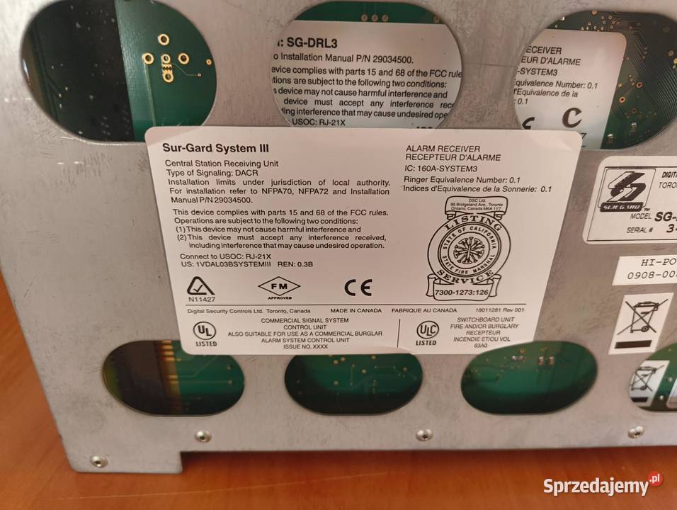 Stacja monitorowania SURGARD System III dolnośląskie Krosnowice