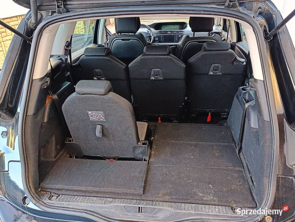 Citroen C4 Grand Picasso Spacetourer 12i 130 czarny wielkopolskie Trzcianka