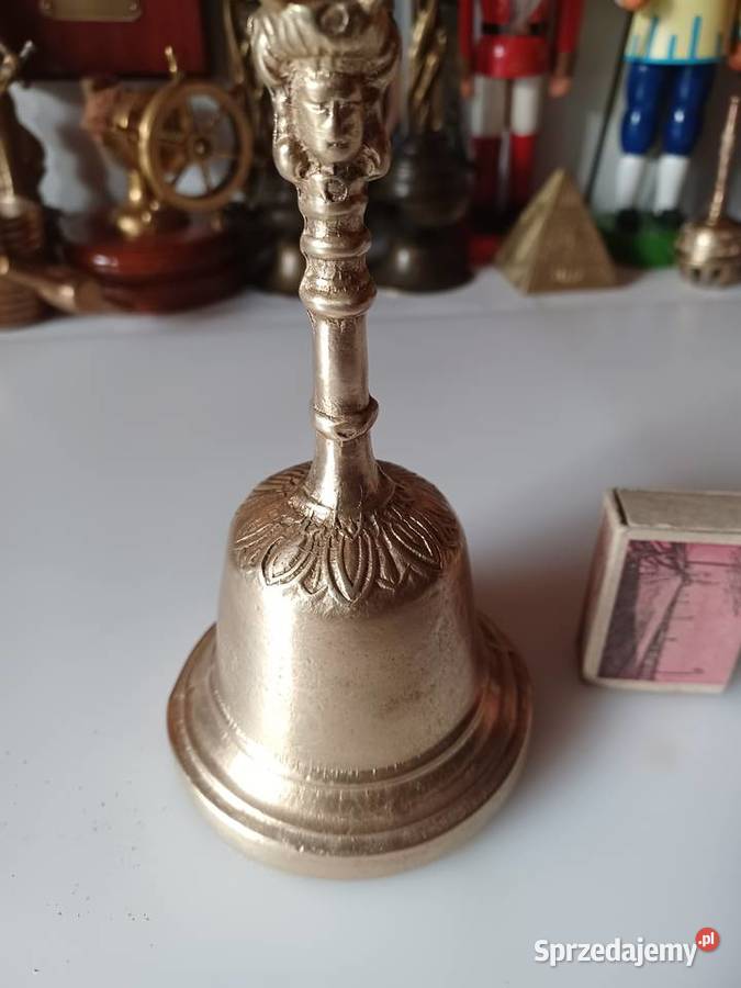 Piękny dzwonek tybetanski Mosiądz Kolekcja Poznań
