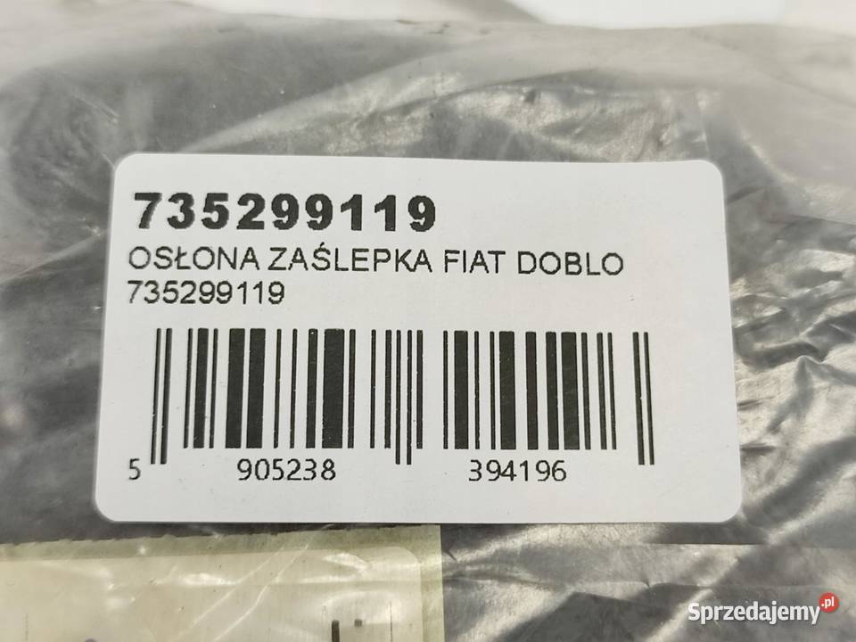 OSŁONA PASA BEZP PRAWY TYŁ FIAT DOBLO 2000 NOWA