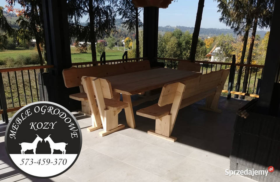 WYPRZEDAŻ POSEZONOWA Meble góralskie ogrodowe Rabka-Zdrój