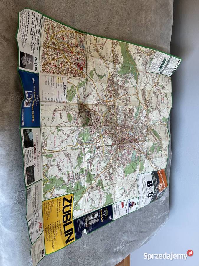 Chemnitz mapa plan miasta