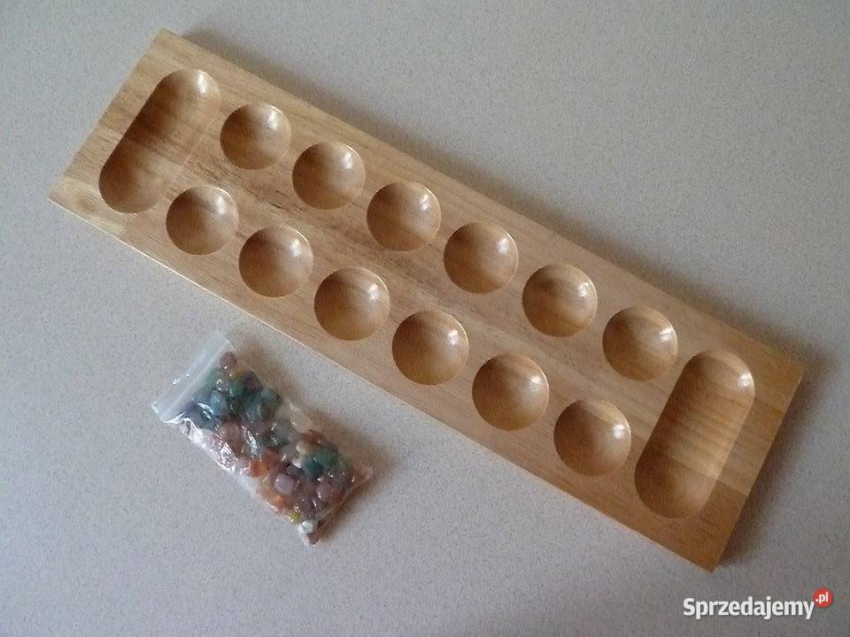 Drewniana Gra planszowa Kalaha NOWA Rzeszów