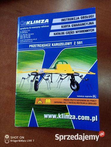 Przetrząsacz karuzelowy Z 591 KLIMZA