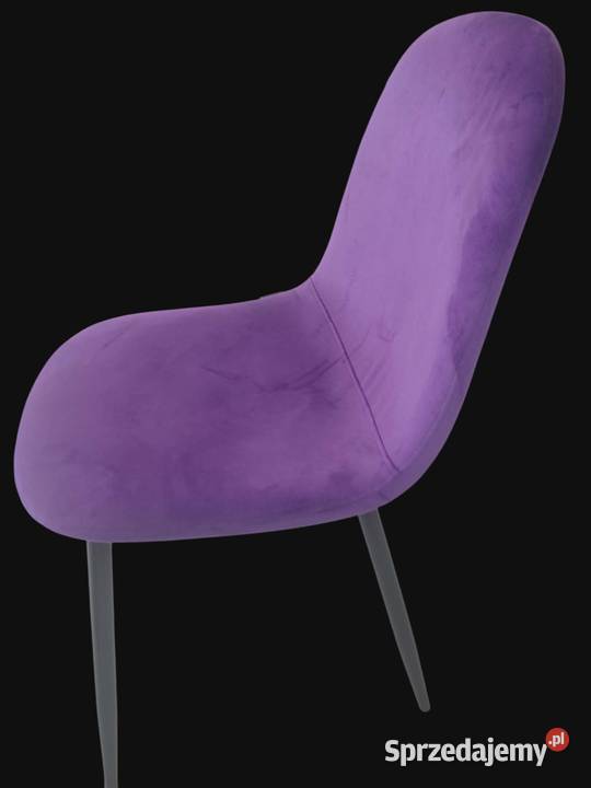 Krzesła welurowe fioletowe Wejherowo