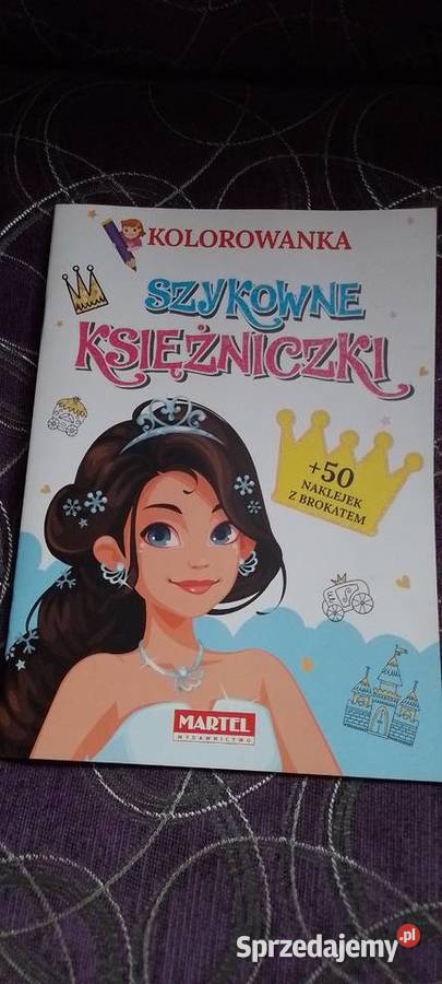 Kolorowanka z naklejkami Szykowne księżniczki Książki dla dzieci Wieliczka