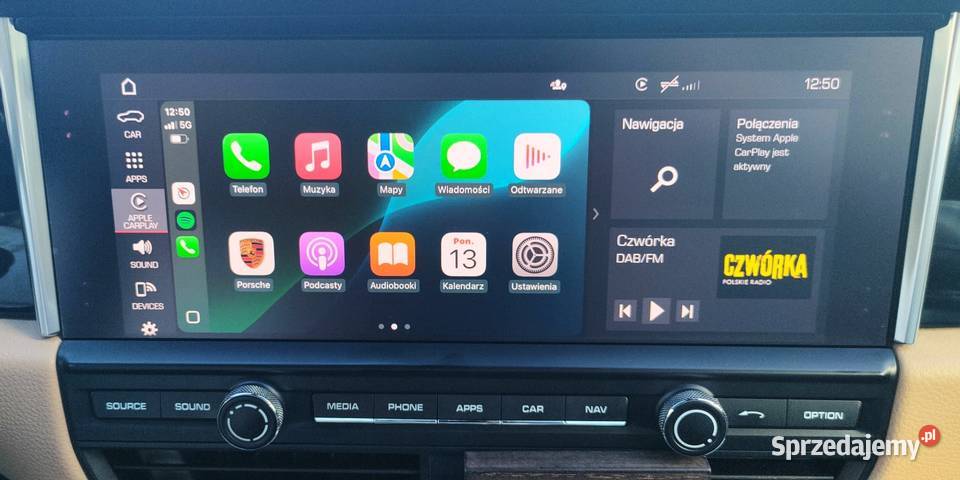 Porsche Audi CarPlay Android Auto bezprzewodowo Olsztyn