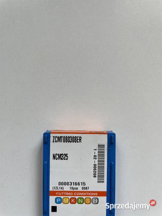 Płytki KORLOY ZCMT080308ER NCM325 łódzkie Czarnożyły