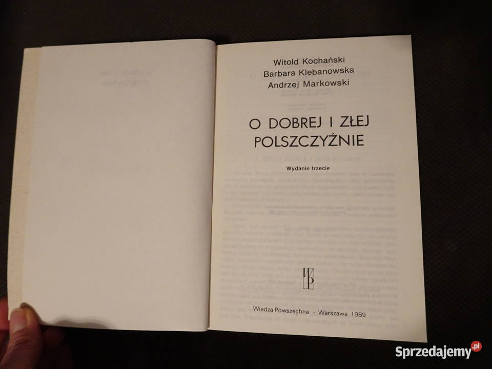 książka O i złej polszczyźnie Pozostałe Warszawa