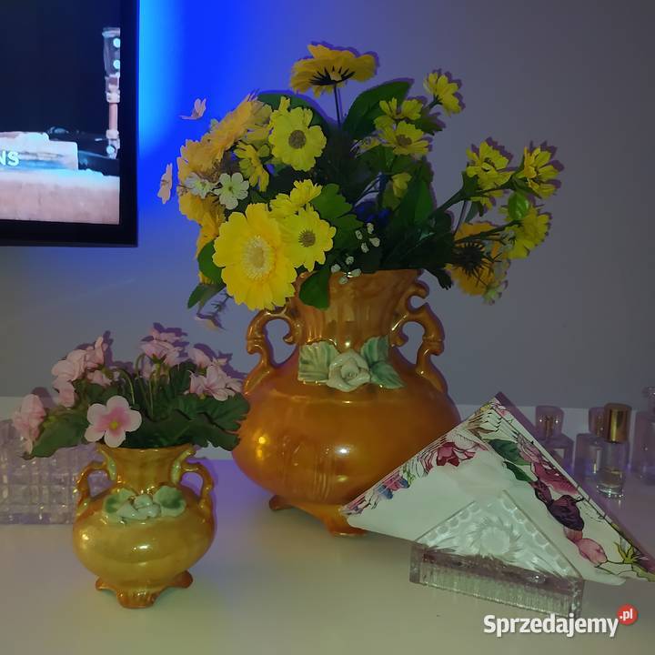 Komplet wazonów mały i duży Zgierz sprzedam