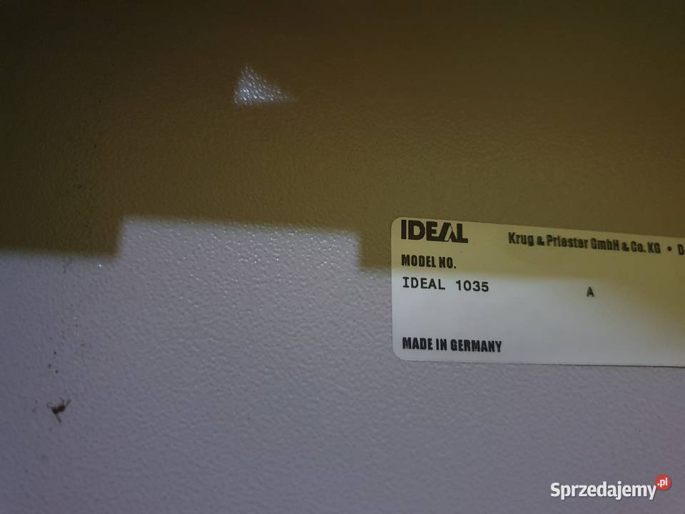 Obcinarka do papieru IDEAL Warszawa